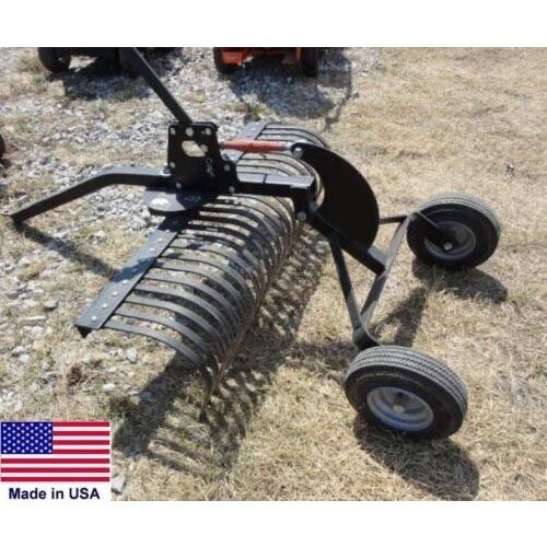 LANDSCAPE RAKE for ATVs & UTVs - Minimum 12 Hp to Operate - 60" Working Width