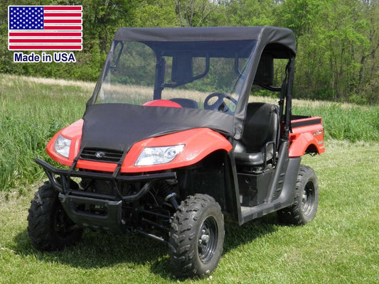 VINYL WINDSHIELD & ROOF COMBO for KYMCO 500 / 700 - Soft Material