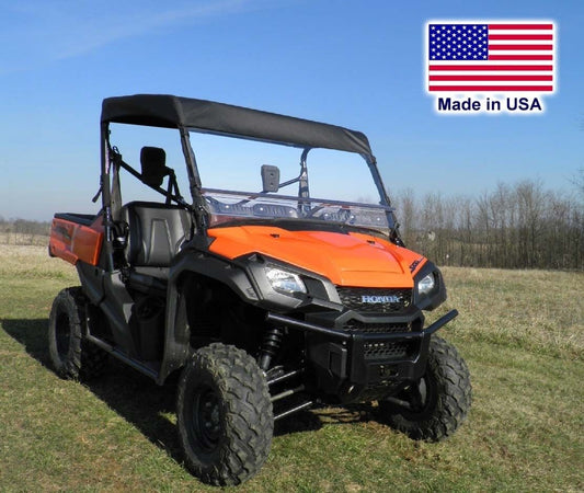 HONDA PIONEER Partial Cab Enclosure - HARD WINDSHIELD - ROOF - REAR WINDOW