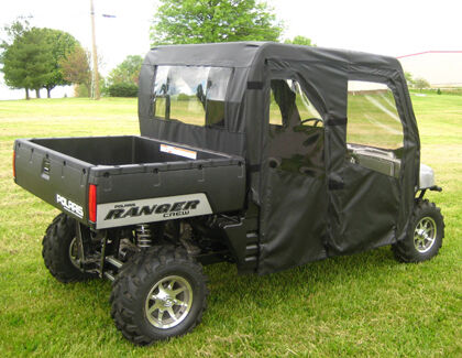 Full Enclosure with Vinyl Windshield for Polaris Crew