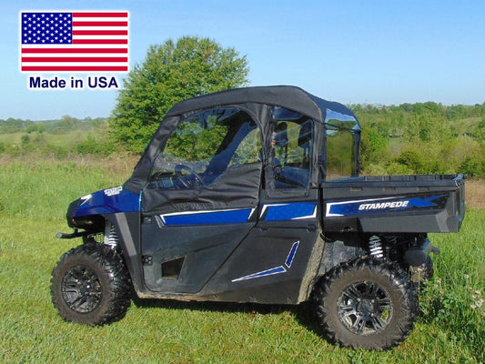 DOORS and REAR WINDOW for Arctic Cat Stampede - Puncture Proof - Soft Acrylic
