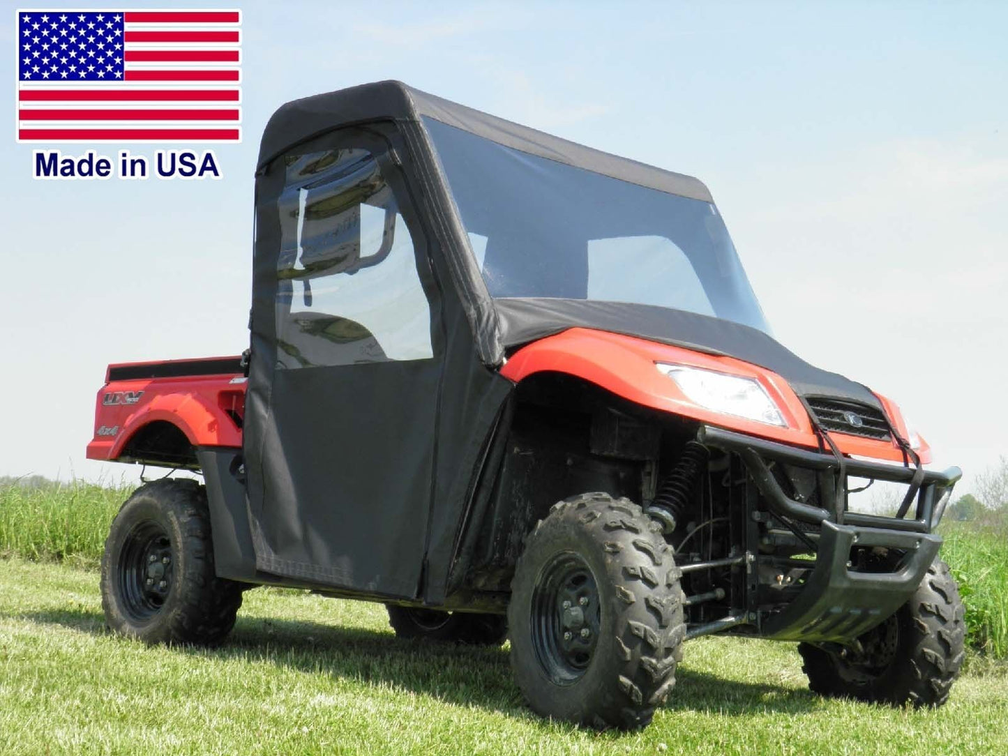 KYMCO 500 / 700 Full Enclosure - VINYL WINDSHIELD, DOORS, ROOF, & REAR WINDOW