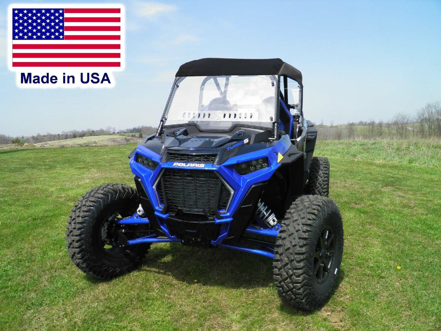 Mini Cab Enclosure for RZR XP Turbo S - Hard Windshield - Roof - Rear Window