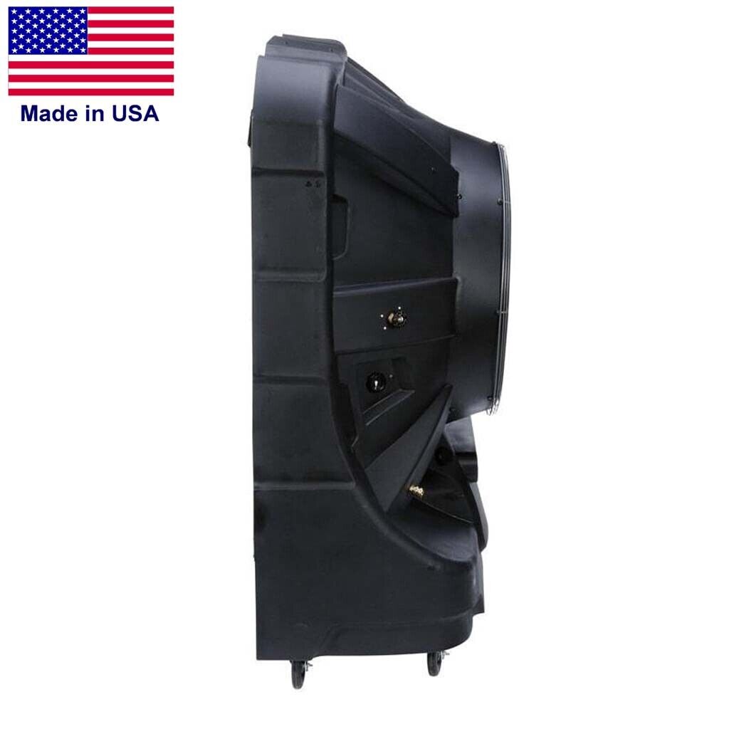 Portable Evaporative SWAMP COOLER - 12500 CFM - 3125 sq ft - 120 V - 60 Gal Tank