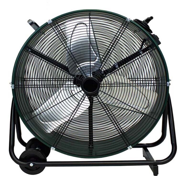 30" SWIVEL Drum Floor FAN - 8800 CFM - 120 Volts - 1 Ph - Direct Drive - 2 Speed