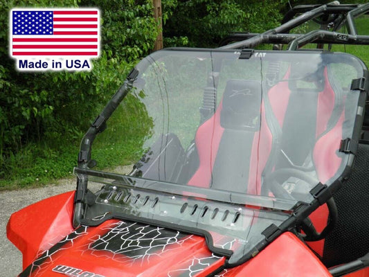 Arctic Cat Wildcat 4 VENTED HARD WINDSHIELD - Polycarbonate - Highway Safe