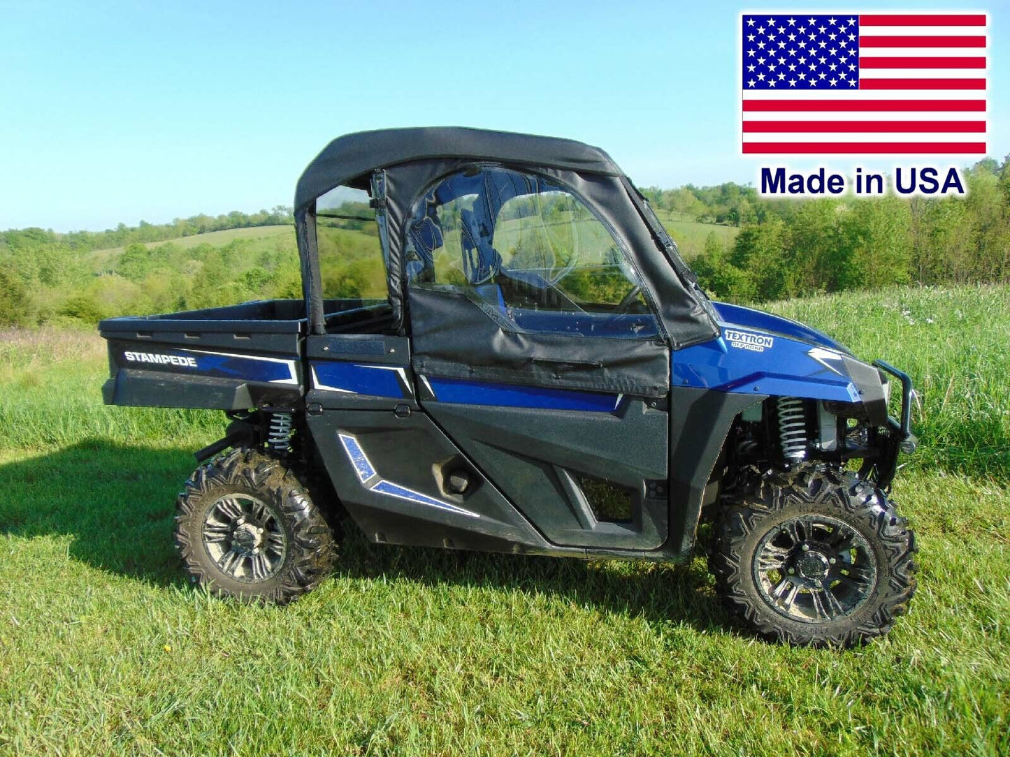 DOORS for Arctic Cat Stampede - Puncture Proof - Acrylic Material - Soft