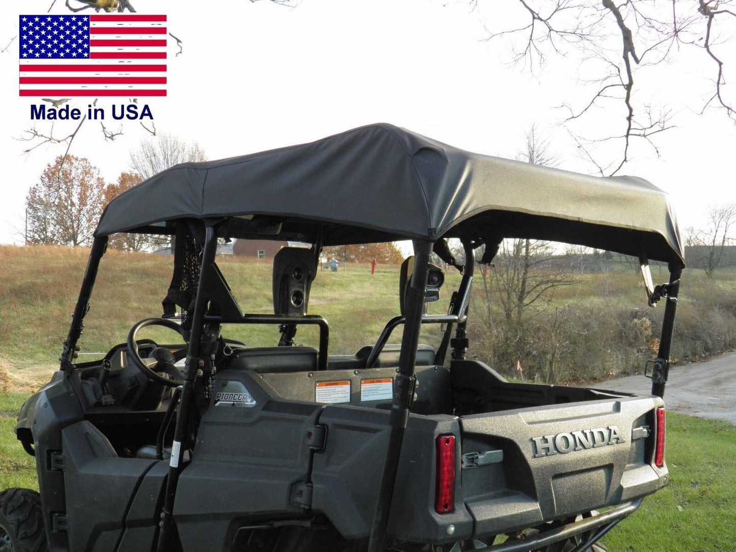 Honda 700-4 Full Enclosure - HARD WINDSHIELD, Doors, Rear Window, & Roof - Soft