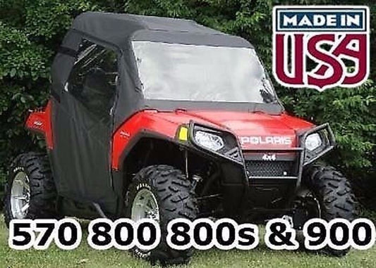 Polaris RZR Full Enclosure - HARD WINDSHIELD, DOORS, REAR WINDOW, and ROOF