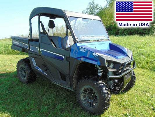 ROOF & HARD WINDSHIELD Combo for Arctic Cat Stampede - Travels Highway Speed