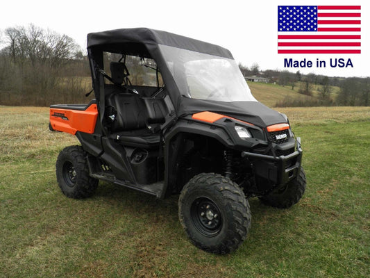 HONDA PIONEER Half Enclosure - Includes Vinyl Windshield - Roof - Rear Window