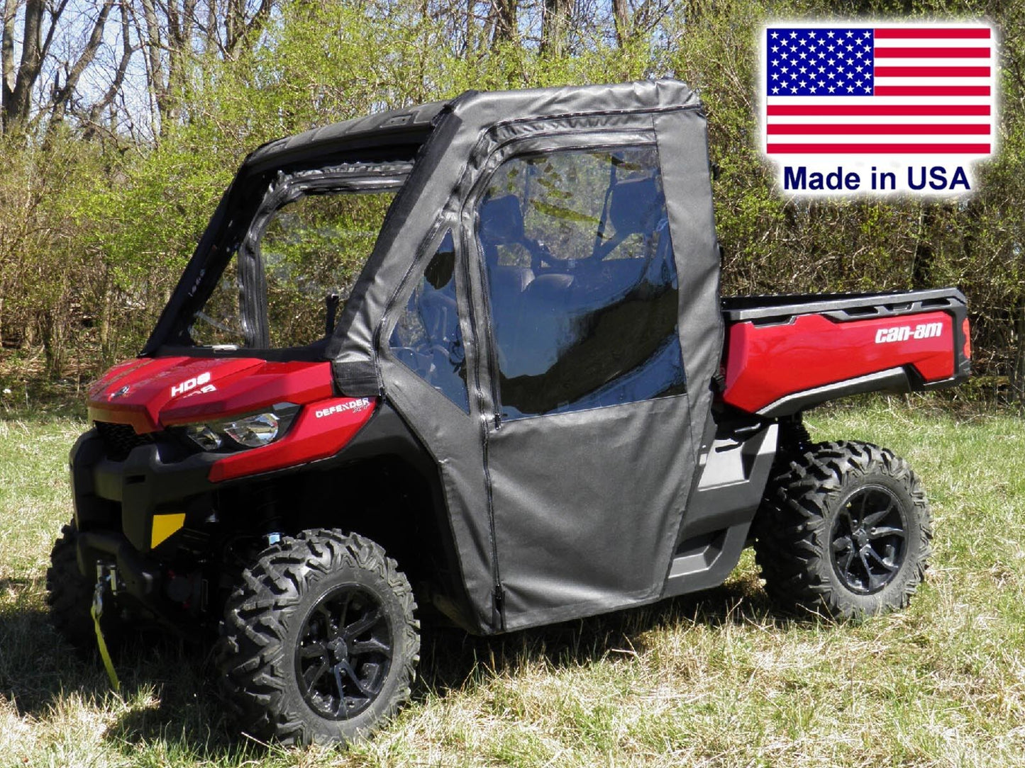 DOORS for Can Am Defender - Soft Material - Vinyl Windows