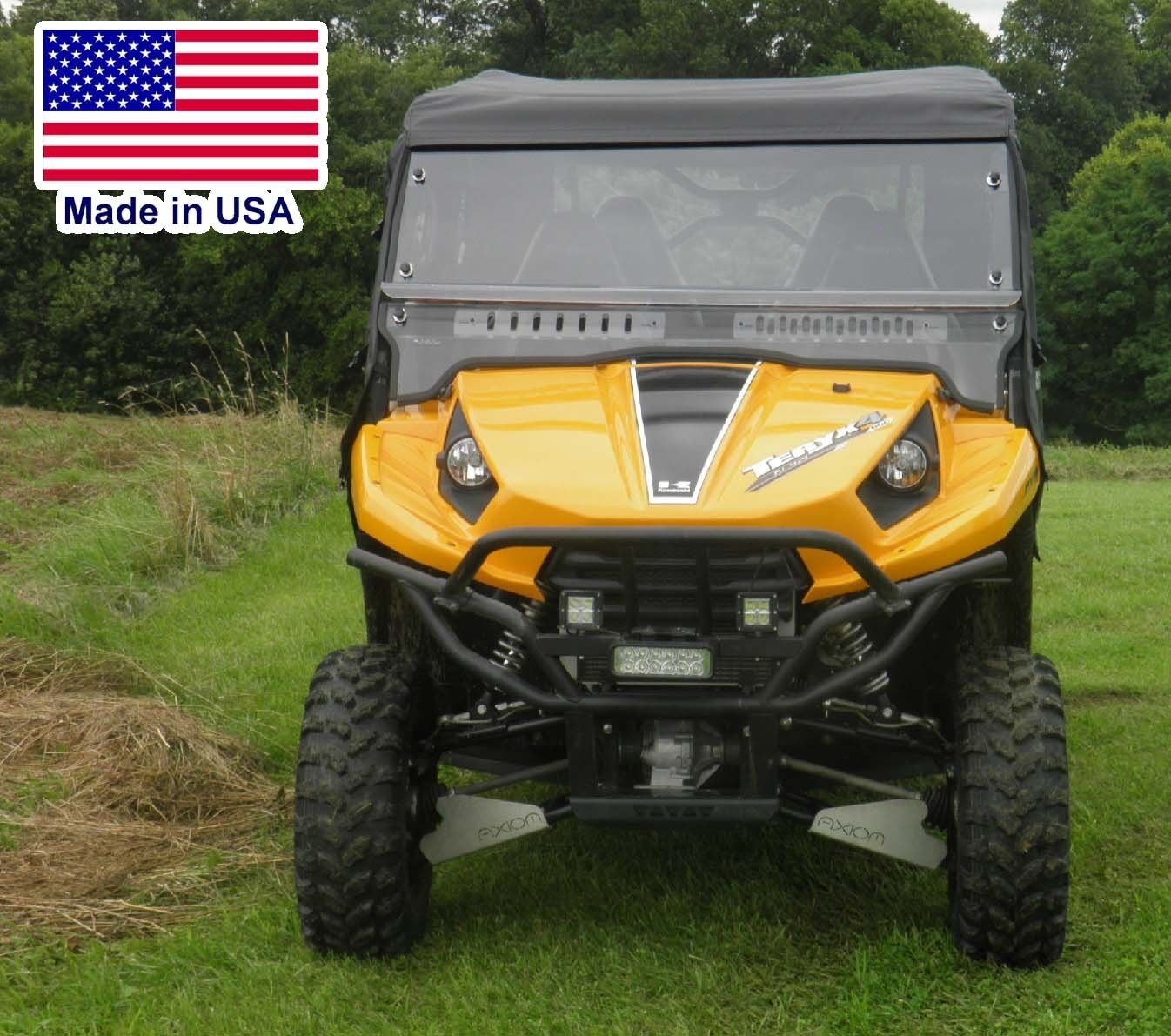 HARD WINDSHIELD and ROOF for Kawasaki Teryx 4 - Soft Acrylic Top - Polycarbonate