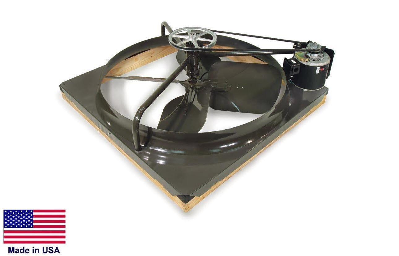 ATTIC FAN - WHOLE HOUSE FAN - 30" - Belt Drive - 5,900 CFM - 1/3 Hp - 115 Volts