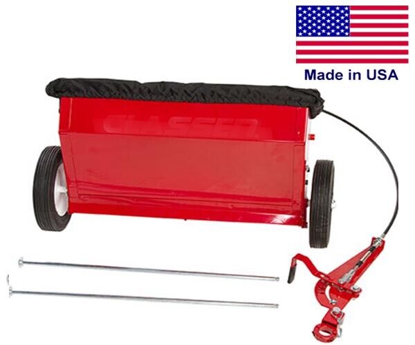 Walk Behind OVERSEEDER - 20" Spread Width - 30 lbs Seedbox - Honda Engine - COML