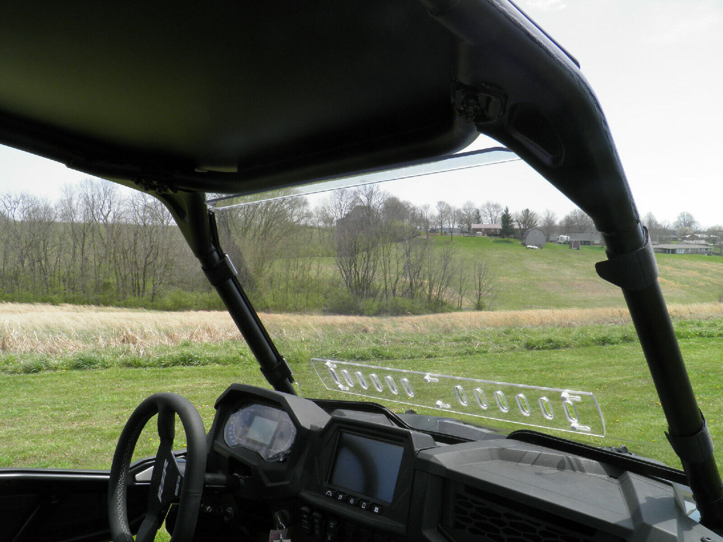 HARD WINDSHIELD & ROOF for RZR XP Turbo S - Withstands Hwy Speeds - Soft Roof