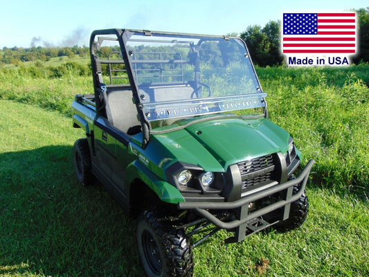 HARD WINDSHIELD for Kawasaki Mule Pro MX, FX, SX, & DX - Polycarbonate