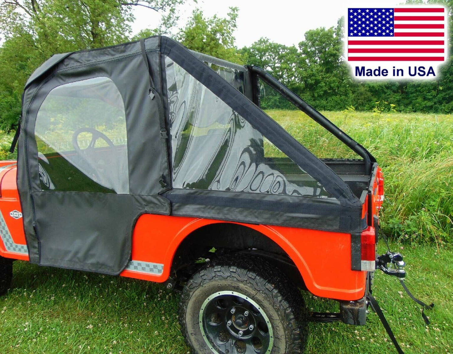 Mahindra Roxor ENCLOSURE - VENTED Hard Windshield, Roof, Doors, Rear & BED COVER