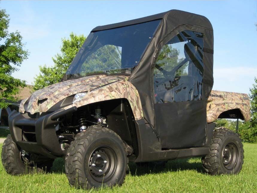 FULL ENCLOSURE for Kawasaki Teryx - HARD WINDSHIELD, ROOF, DOORS, & REAR WINDOW