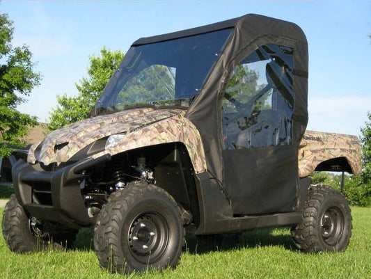 FULL ENCLOSURE for Kawasaki Teryx - HARD WINDSHIELD, ROOF, DOORS, & REAR WINDOW