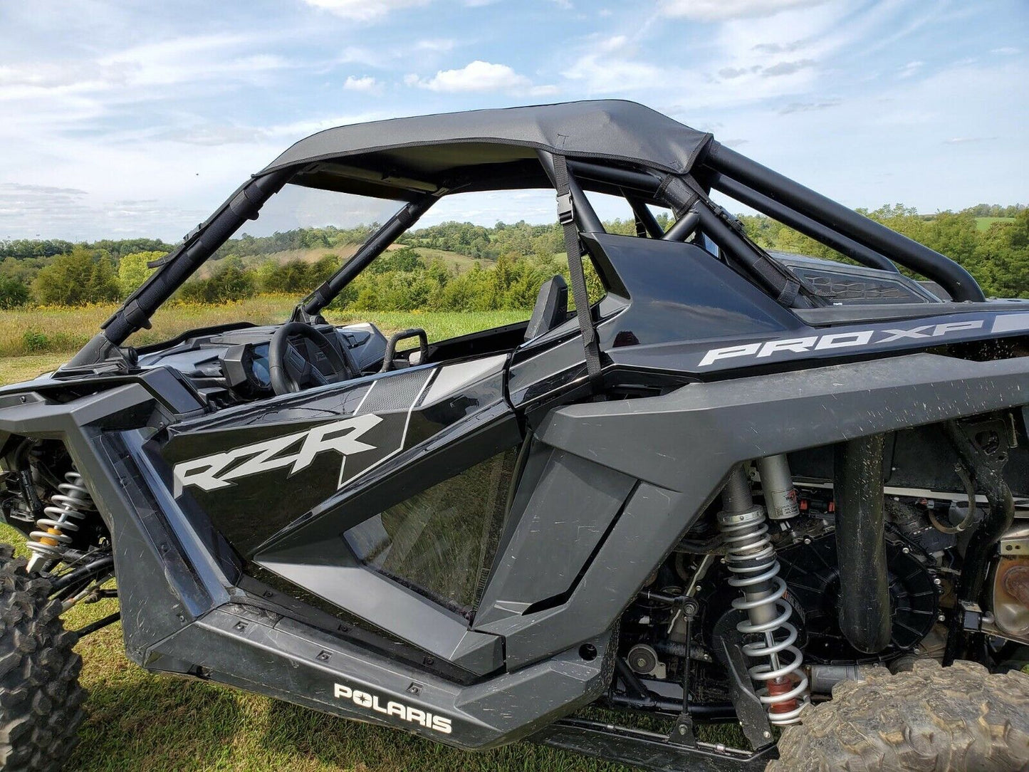 HARD WINDSHIELD & ROOF for POLARIS RZR PRO XP - Soft Top - Withstands Hwy Speeds
