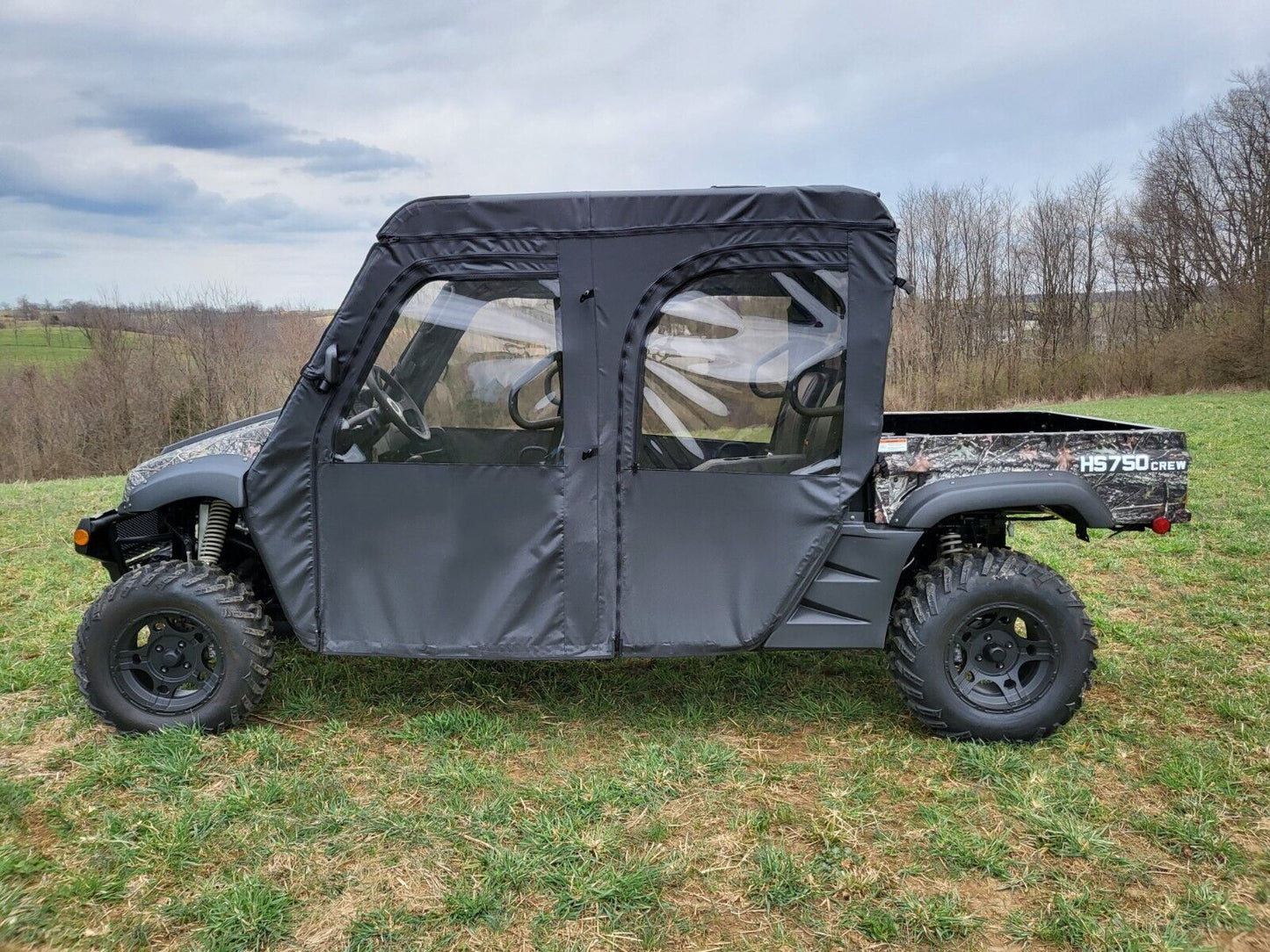 DOORS & REAR WINDOW for HiSun HS 750 Crew - Soft Material - Vinyl Windshield