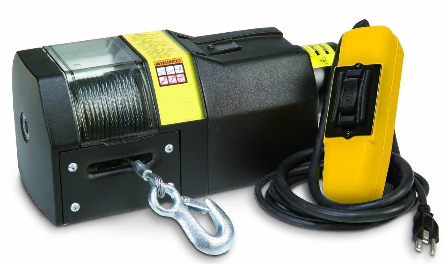 WINCH - .6 HP - 110 Volts - 1,000 Lb Cap - 50 Ft Cable - Gear Ratio 159:1