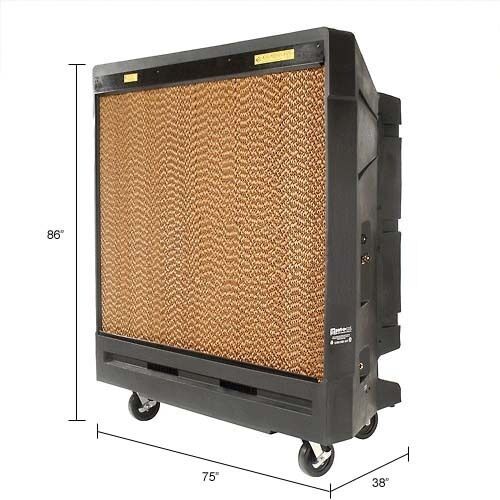 Portable Evaporative Cooler - 48" - Belt Drive - 2 Speed - 8.7 Amps - Commercial