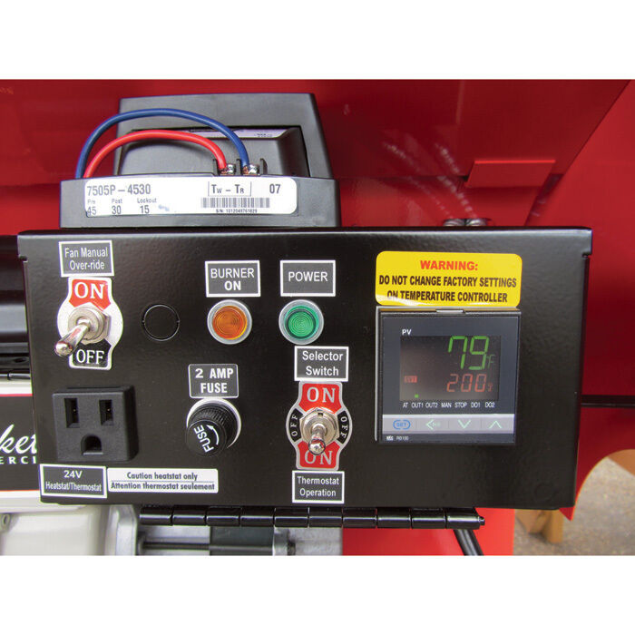 Commercial Indirect Diesel Heater - 3500 CFM - 396,000 BTU - 14 Amps - 42 Gallon