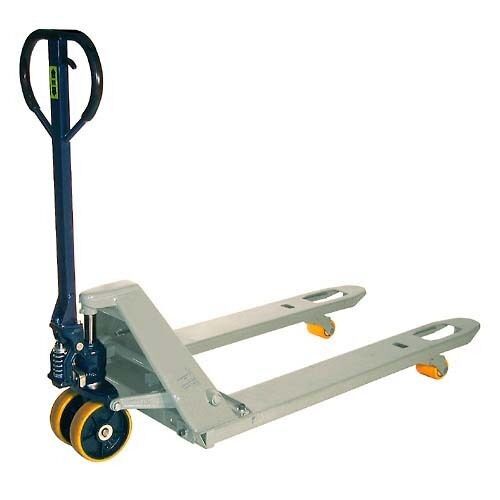 Adjustable Fork Width Pallet Truck - Pallet Jack - 21 to 27 x 48 - 5,500 Lbs Cap