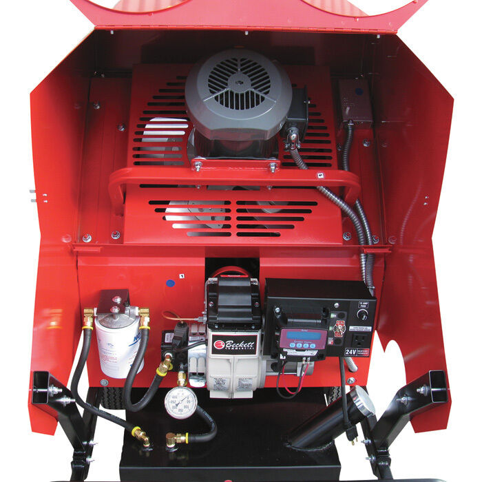 Commercial Indirect Diesel Heater - 3500 CFM - 396,000 BTU - 14 Amps - 42 Gallon