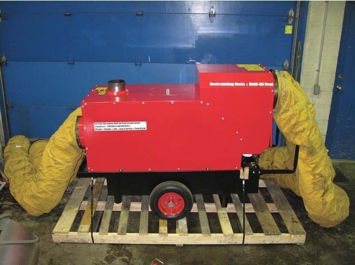 Commercial Indirect Diesel Heater - 3500 CFM - 396,000 BTU - 14 Amps - 42 Gallon
