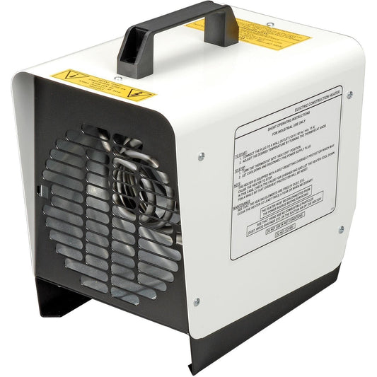 Portable Electric Heater & Ventilator - 5,100 BTU - 120 Volts - 116 CFM - Steel
