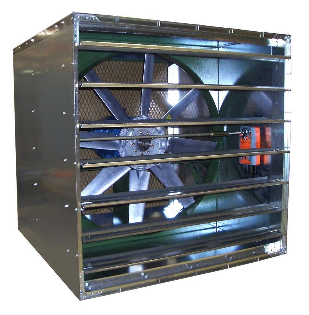 36" Reversible Supply & Exhaust Fan - 23600 CFM - 230/460V - 3 Ph - DD - Cabinet