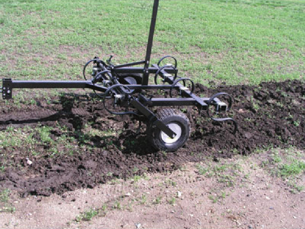 TINE CULTIVATOR - 4 Ft - Tow Behind ATV UTV & Compact Tractor - 7 Disc Blades