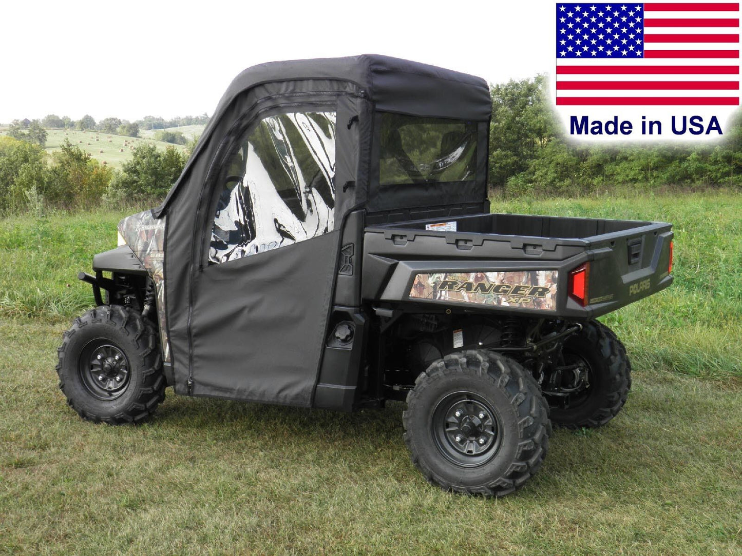 Polaris Ranger XP Full Enclosure - VINYL WINDSHIELD, Roof, Doors, Rear Window