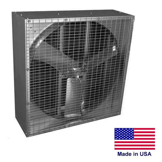24" AGRICULTURE EXHAUST FAN - 5618 CFM - 115/230V - 1 Ph - 1/2 HP - Direct Drive