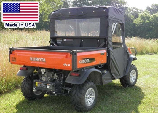 Full Enclosure for Kubota RTV X1120D X900 - HARD WINDSHIELD, Doors, Roof, & Rear