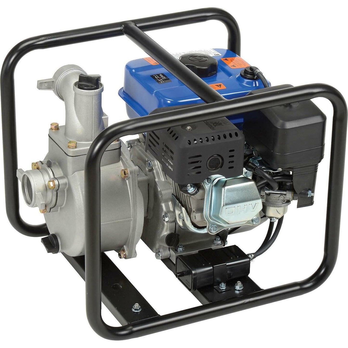 Portable WATER PUMP - 2" In and Out - 158 GPM - 7 HP - Gas Engine - 92 ft Head