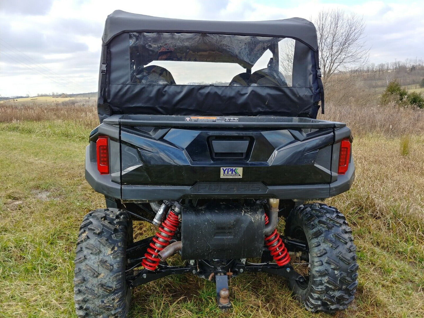 Partial ENCLOSURE for Polaris General 4 - HARD WINDSHIELD - ROOF - REAR WINDOW
