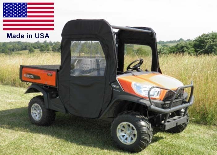 DOORS & REAR WINDOW for Kubota RTV X1120D / X900 - Soft - Puncture Proof