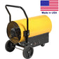 Portable Electric Heater - 153,585 BTU - 2200 CFM - 480 Volt - 3 Ph - 10" Wheels