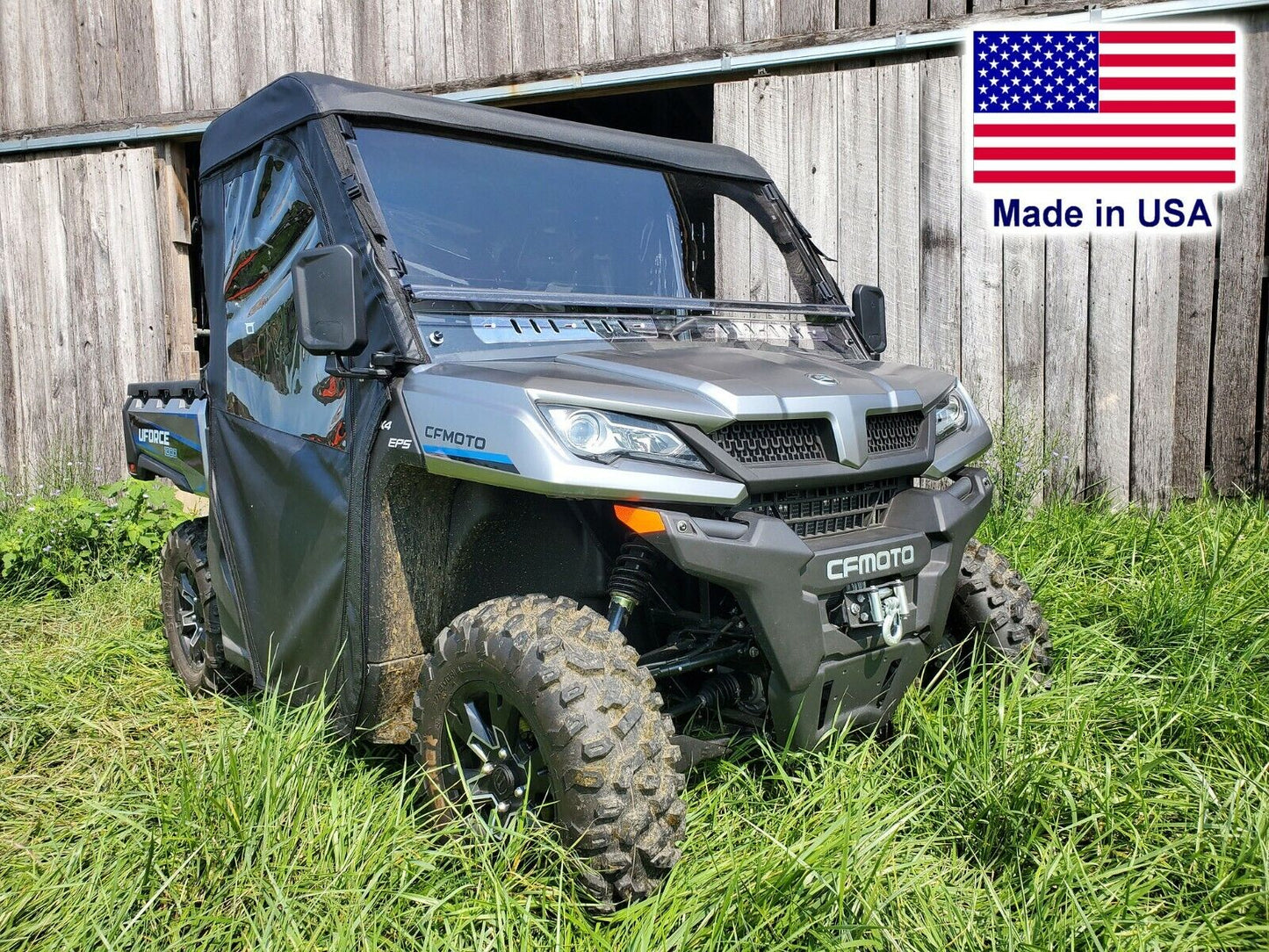 Full Enclosure for CF Moto UForce 1000 - HARD WINDSHIELD, Doors, Roof, & Rear