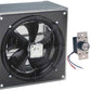 14" Exhaust Fan - Axial - 1,839 CFM - 120 Volt - 1 Phase - 1/4 HP - Direct Drive