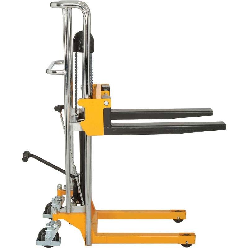 880 lbs MANUAL LIFT - 59" Maximum Lift - Wheels - Foot Pedal Operation - Steel