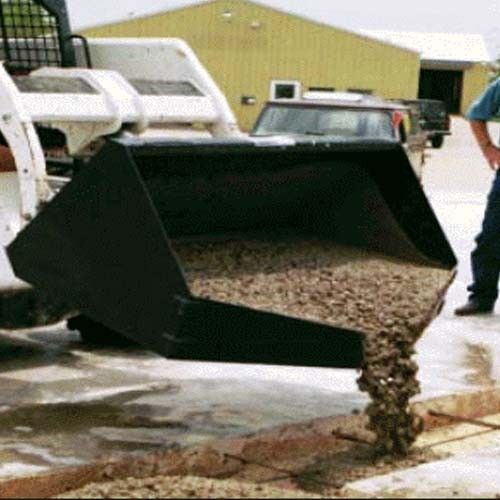 Skid Steer Concrete Bucket - 1,600 Lbs (1/2 Cubic Yard) Capacity - COMMERCIAL