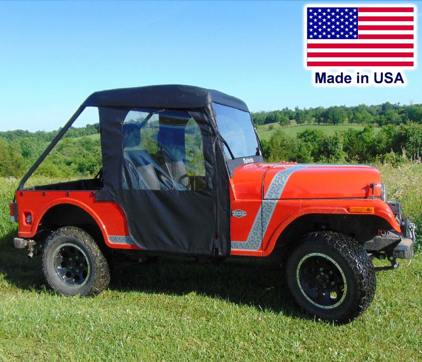 Mahindra Roxor FULL ENCLOSURE - SOLID HARD WINDSHIELD, Roof, Doors, & Rear