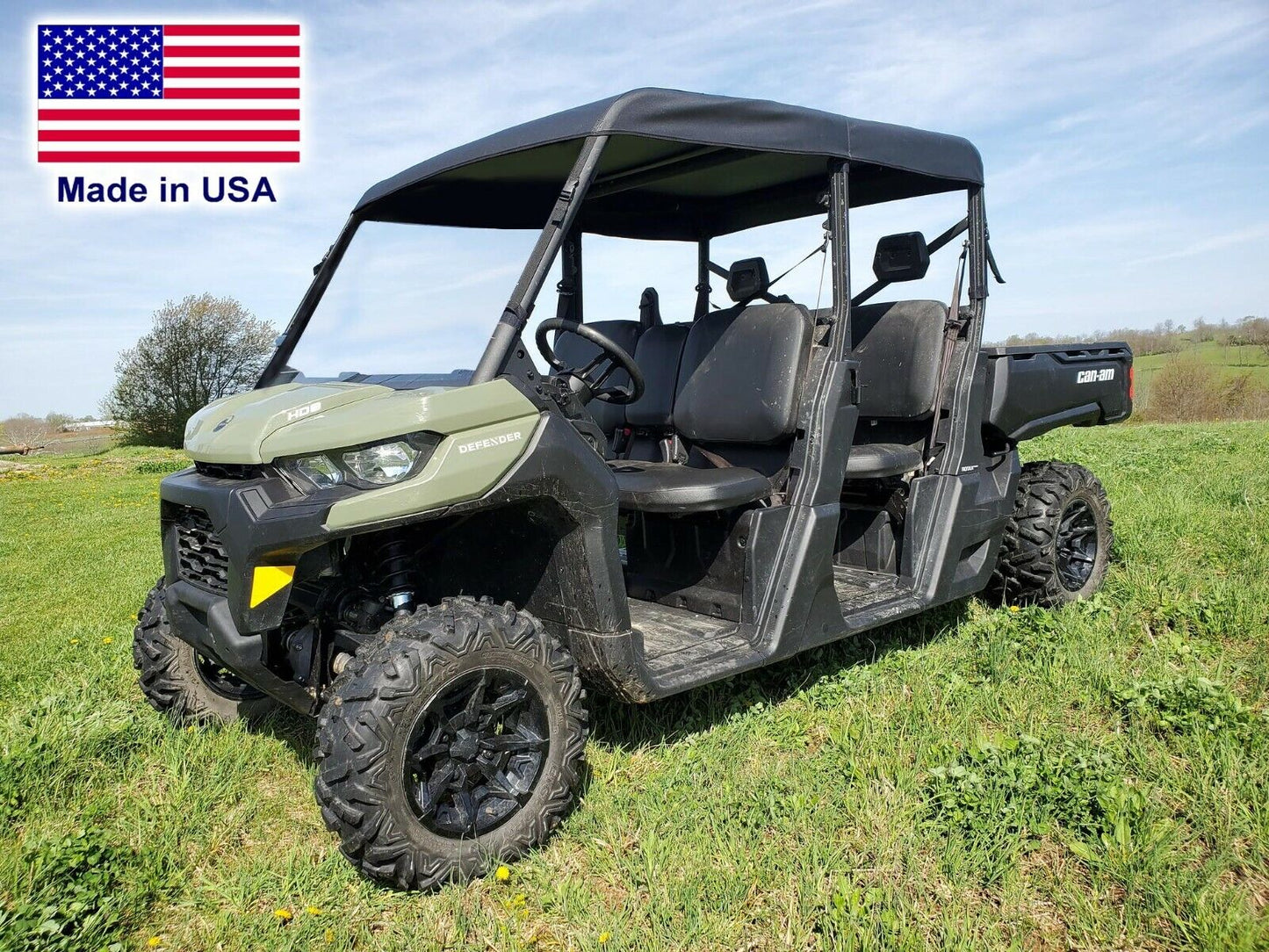 ROOF for Can Am Defender Max - Soft Material - Top - Withstands Highway Speeds