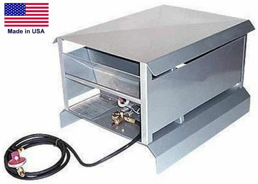 Portable Propane HEATER - 200,000 BTU - 2500 Sq Ft - Low Profile - Stackable