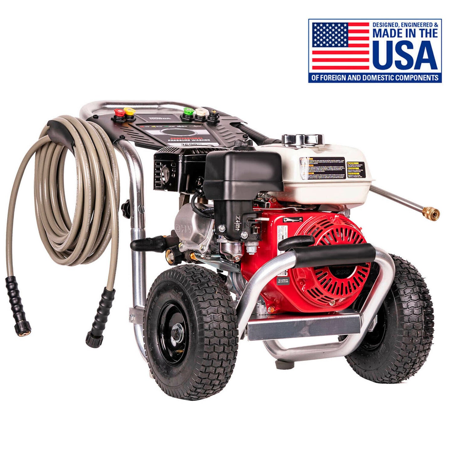 Pressure Washer - 3600 PSI - Cold Water - Gas Powered - 2.5 GPM - AAA Triplex